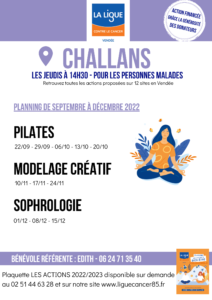 activités de bien être challans sept-dec