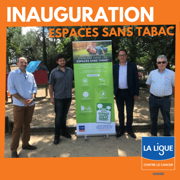 Inauguration Espaces Sans Tabac en Vendée