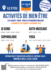Ile dyeu activité de bien être