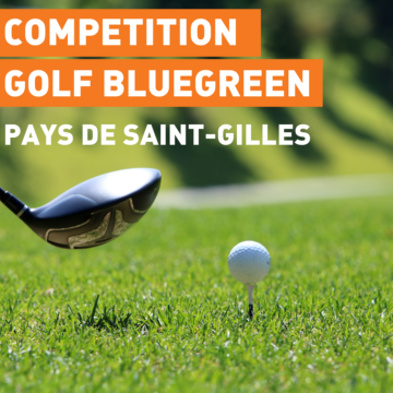 Compétition de golf blue green
