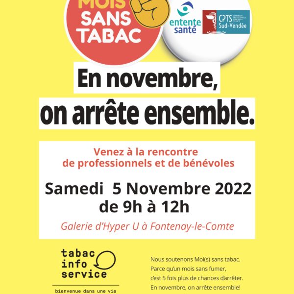 Affiche Stand Moi(s) sans tabac
